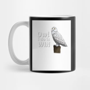 Owl I Do Is Win Mug